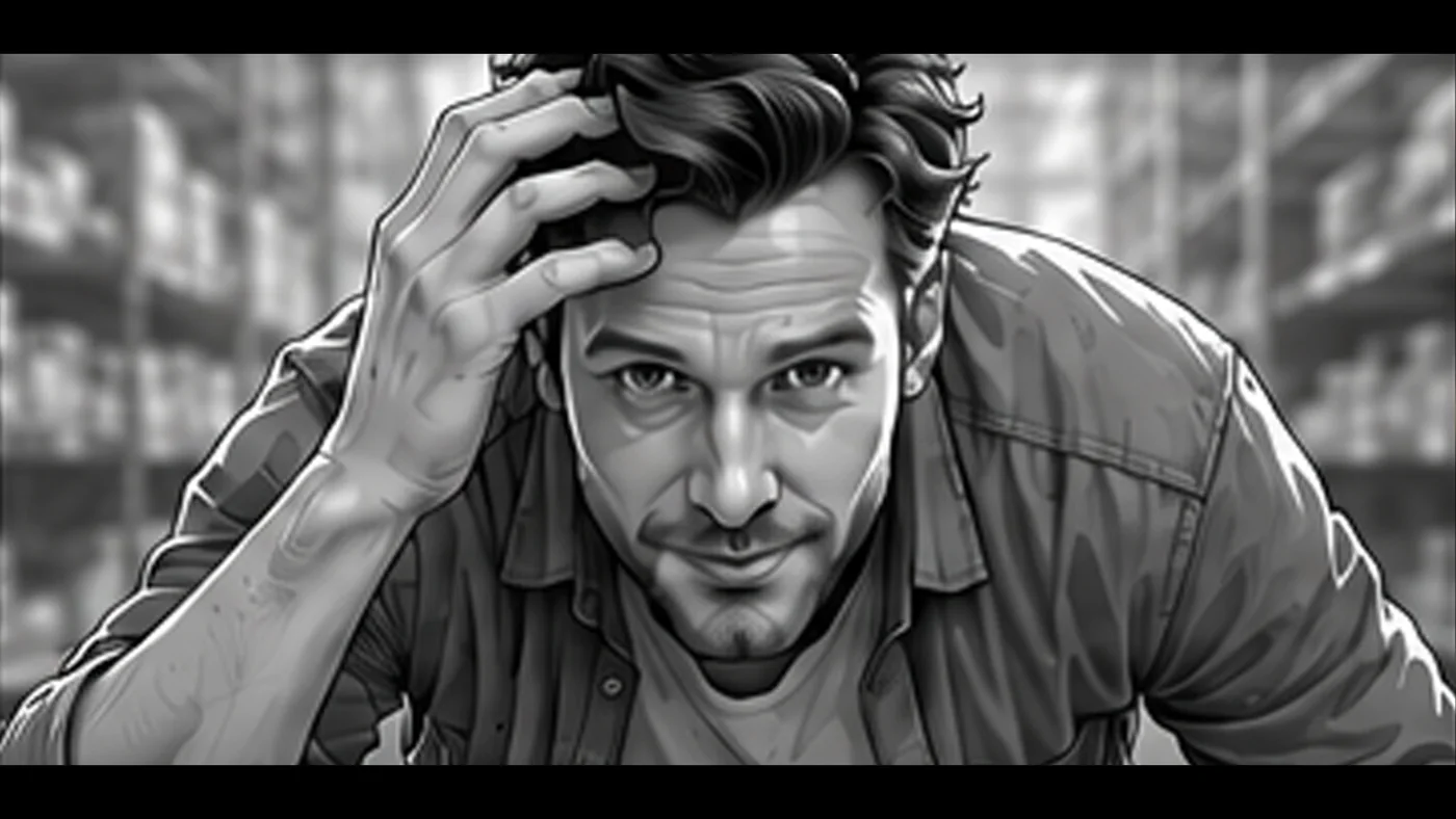 Storyboard board, shot 01
